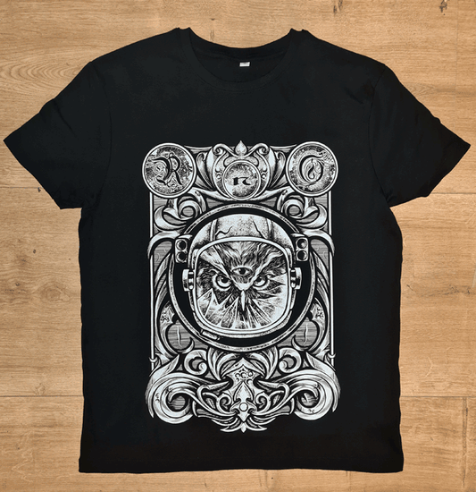 T-SHIRT ASTROOWL MEN BLACK